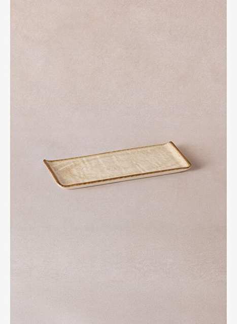 Emsan Ephesus Beige Boat Plate 24 cm
