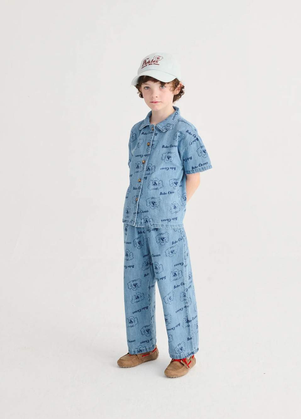 Bobo Choses Pickles The Dog Denim Pants — صورة المنتج 3 من 3