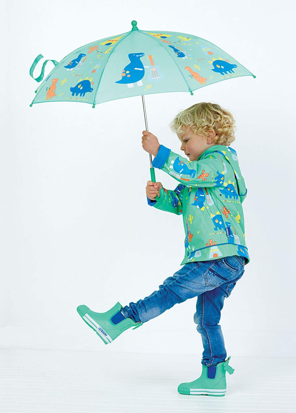 Dino Rock Yeşil Çocuk Yağmur Botu — Product image 4 of 4