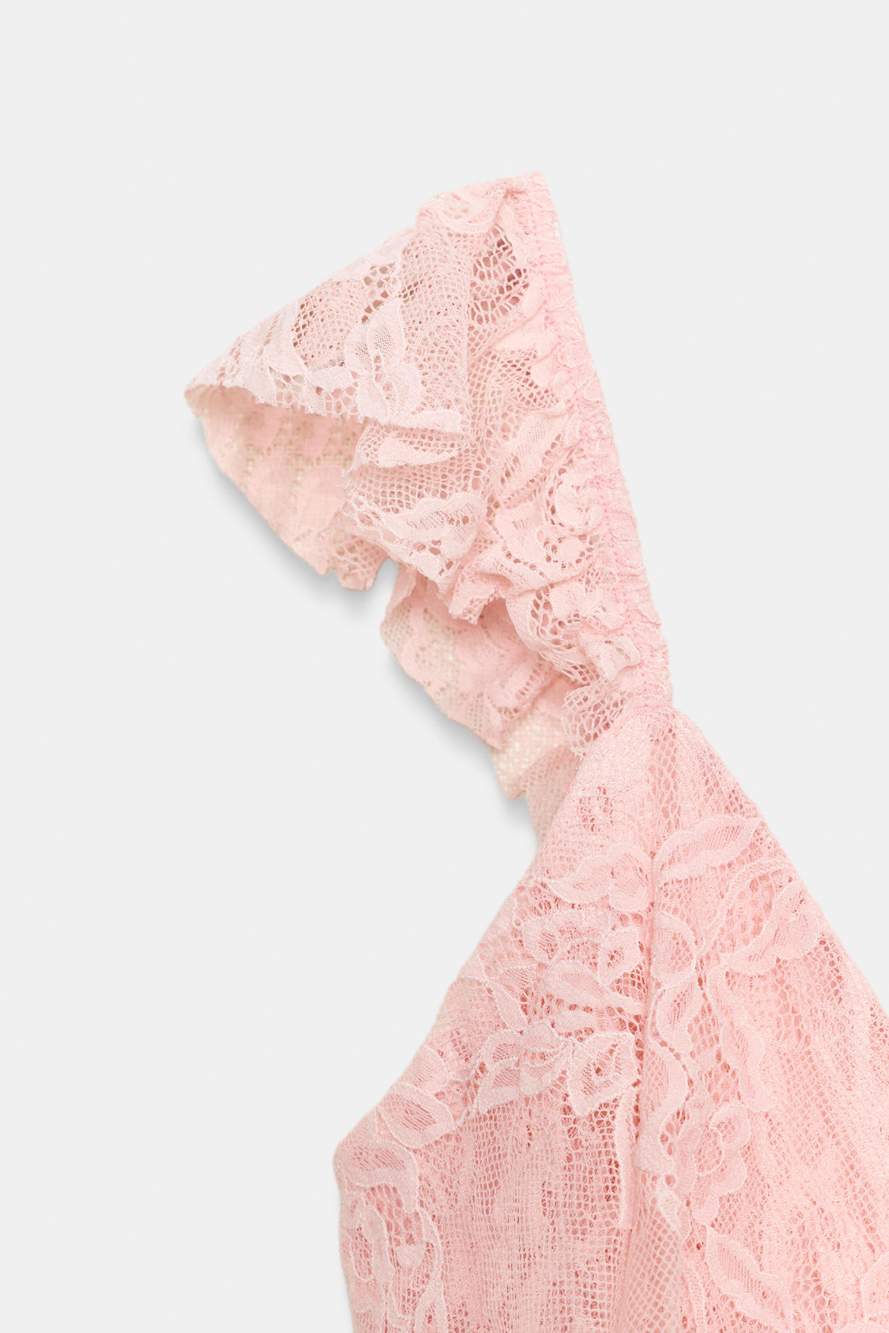 RUFFLED LACE DRESS — Product image 7 of 7
