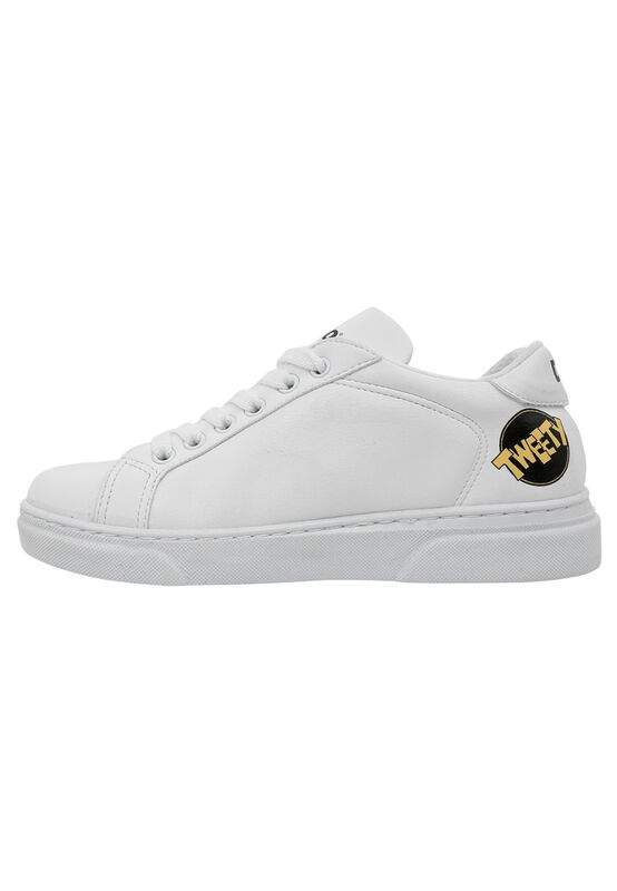 Unisex Kids Vegan Leather White Sneakers - Warner Bros Best of Tweety and Sylvester Design — Product image 5 of 8