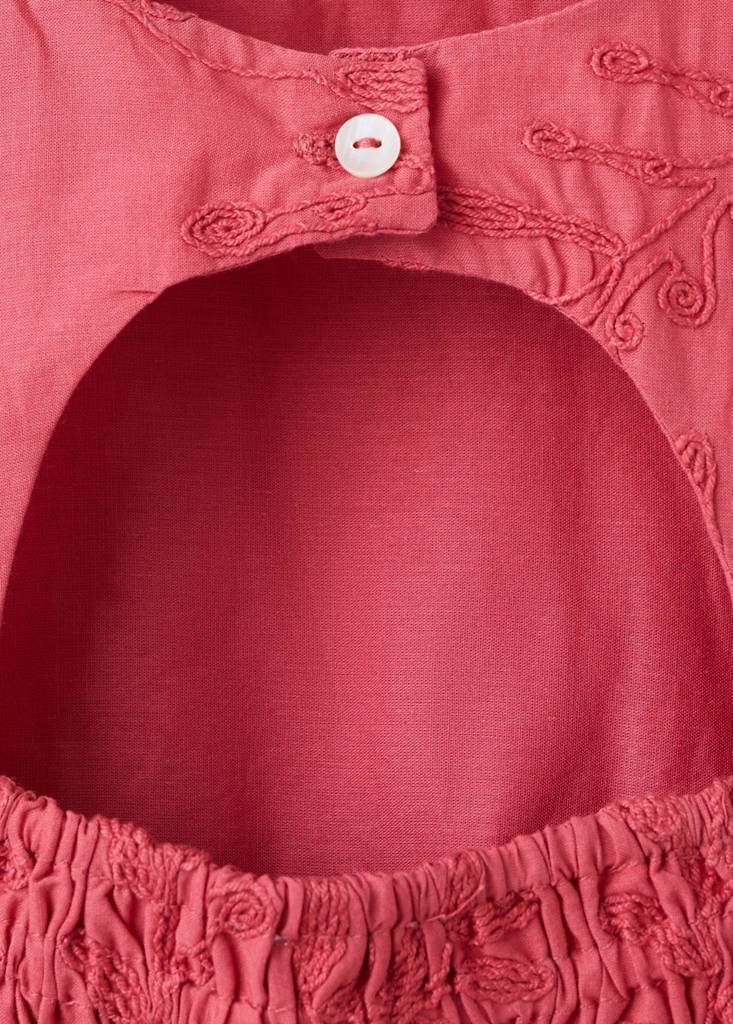 Embroidered dress with back opening — Product image 6 of 6
