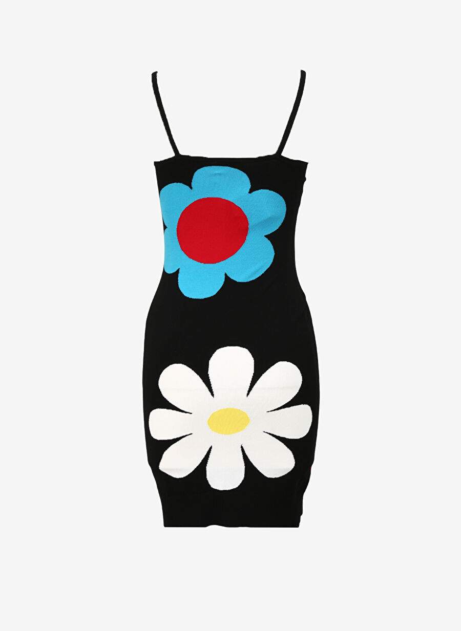 Moschino Jeans Round Collar Baskl Black Ksa Kadn Dress 241k1j0482 — Product image 9 of 9