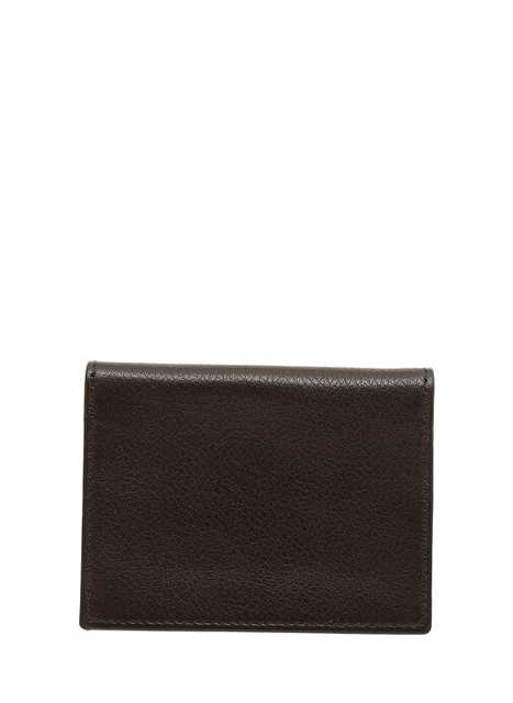Cotton Bar Black Men's Leather Card