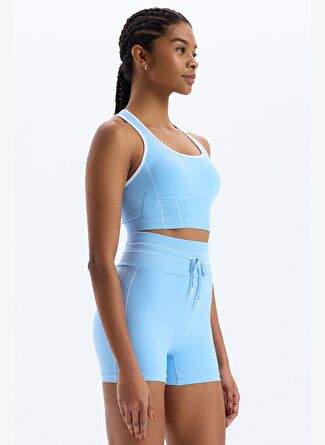 Cizgi Detayl Biyeli Sporcu Sutyeni Soft Mavi — Product image 20 of 30
