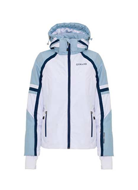 Oxnard OXW1006_WINNER White Hoodie Collar Normal Mold Women's Ski Coat