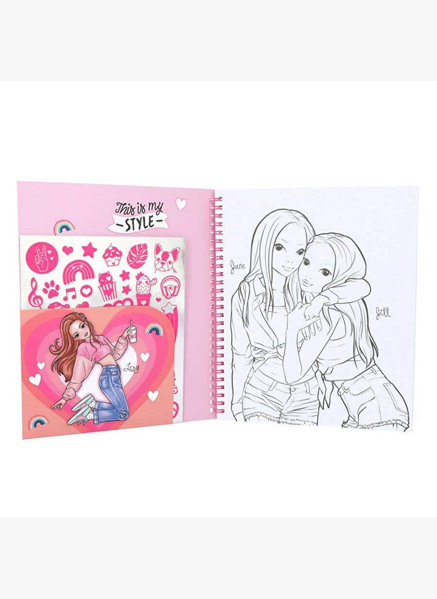 Topmodel Heartline stamped cover coloring book 412977 — Product image 2 of 4