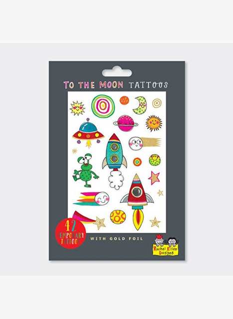Rachel Ellen - To The Moon Child Temporary Tattoos
