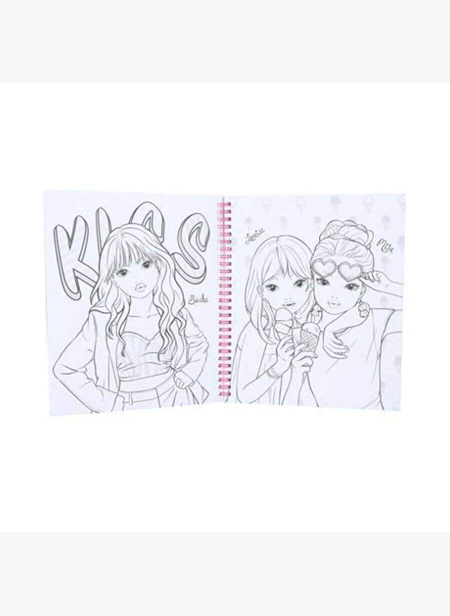 Topmodel Heartline stamped cover coloring book 412977 — Product image 4 of 4