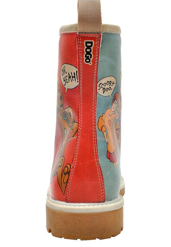 Women Vegan Leather Red Long Boots - Warner Bros Hungry Doo Scooby Doo Design — Product image 7 of 7