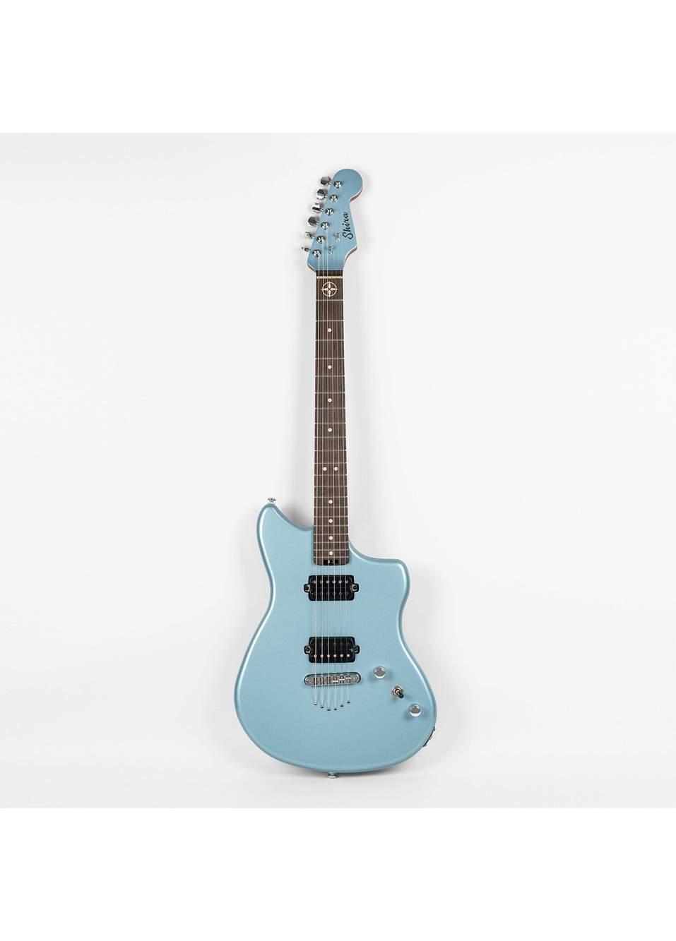 Shira Vontura Ice Blue Metallic Elektro Gitar — صورة المنتج 6 من 7