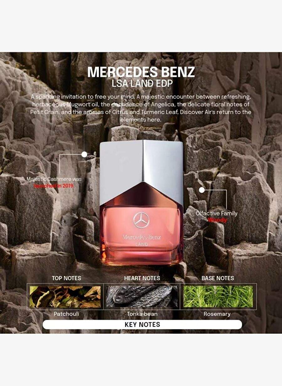 Mercedes-Benz Land EDP 60 ml Men's Perfume — صورة المنتج 3 من 4