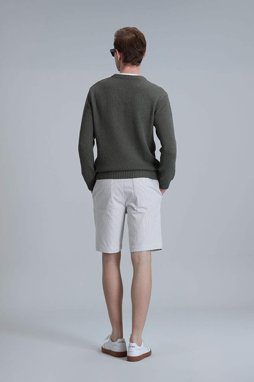 Fral Spor Erkek Chino Şort Slim Fit Bej — صورة المنتج 6 من 6