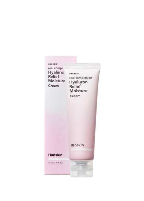 Hyaluron Relief Cream Hyaluronic Acid Moisturizing Relieving Facial Cream 50 ml