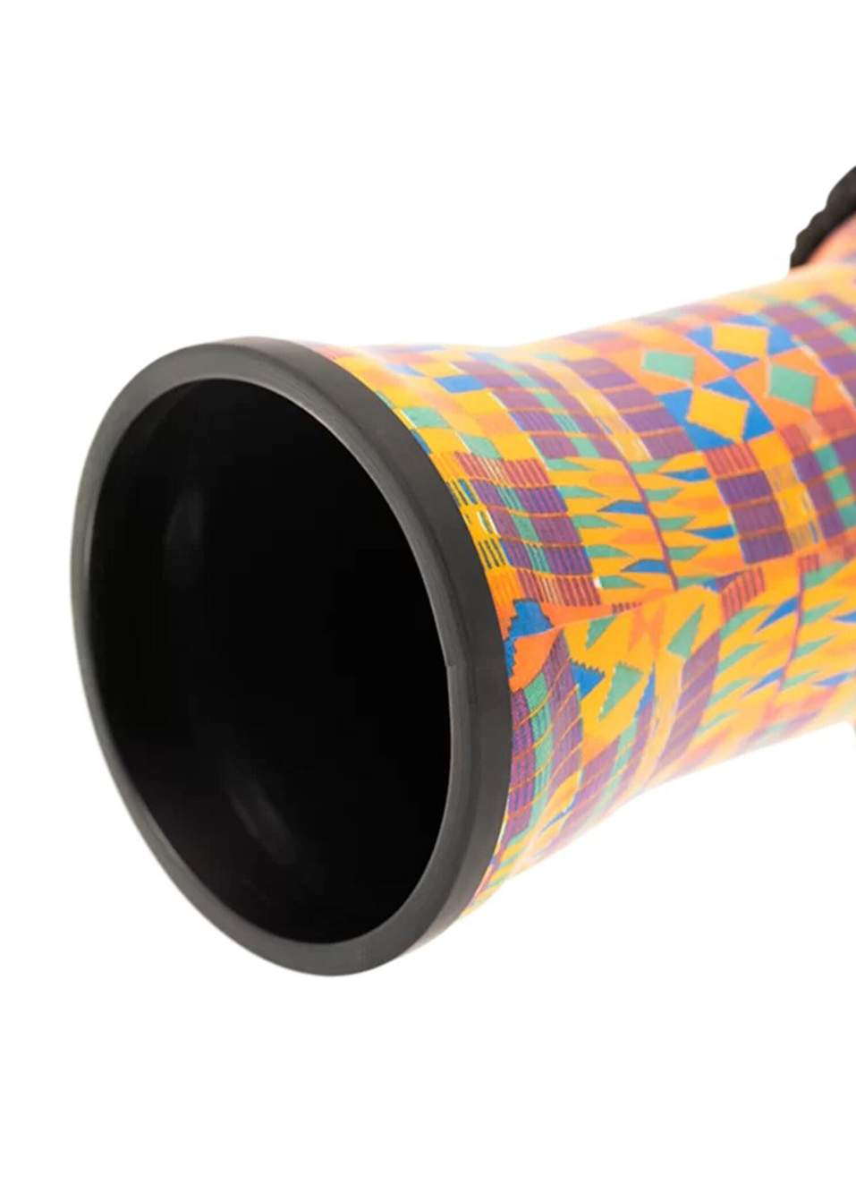 PADJ2-S-G Travel Series Small 8" Kenyan Quilt Djembe — صورة المنتج 5 من 5