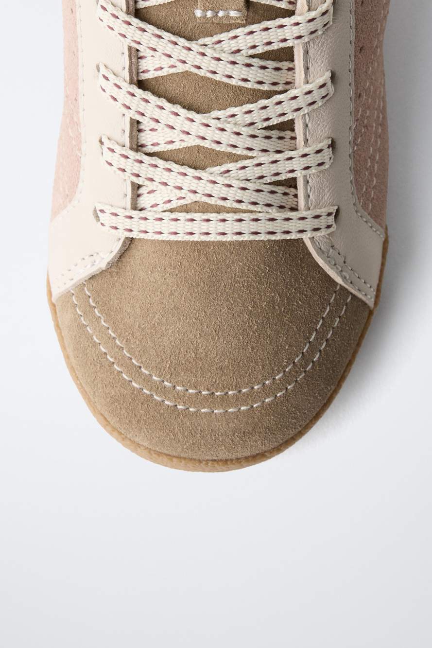 LEATHER SNEAKERS — Product image 4 of 7