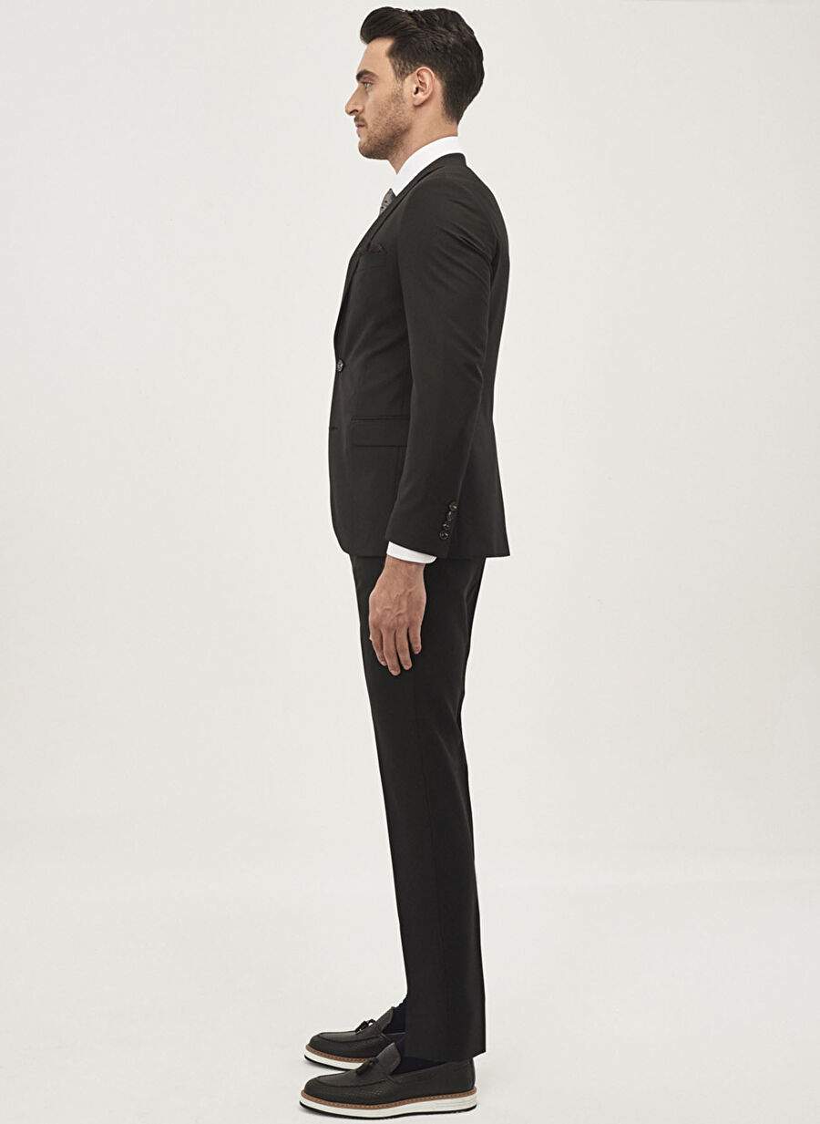 Altınyıldız Classic Normal Bel Slim Fit Siyah Erkek Takım Elbise 4A3010000001 — Product image 3 of 5