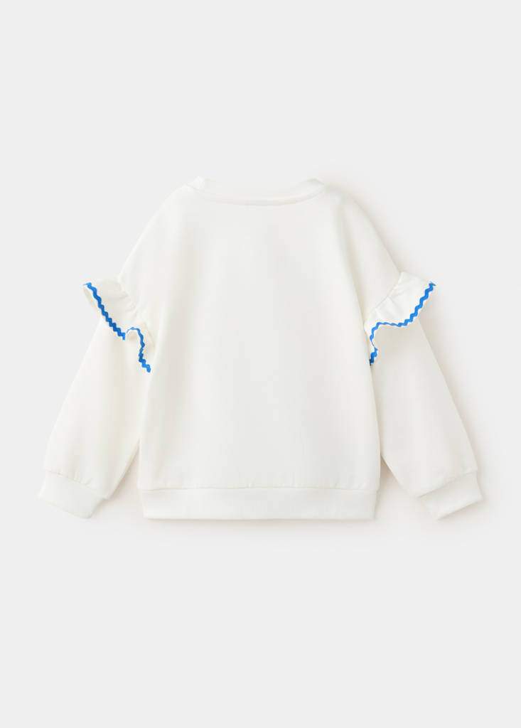 Contrast frill sweatshirt — Product image 6 of 7