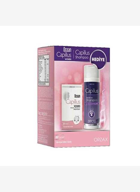 Ocean Capillus Women 60 Tablet + Capillus Shampoo 200ml Hediye