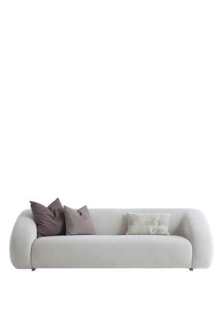 ◆ Stone Color Triple Sofa