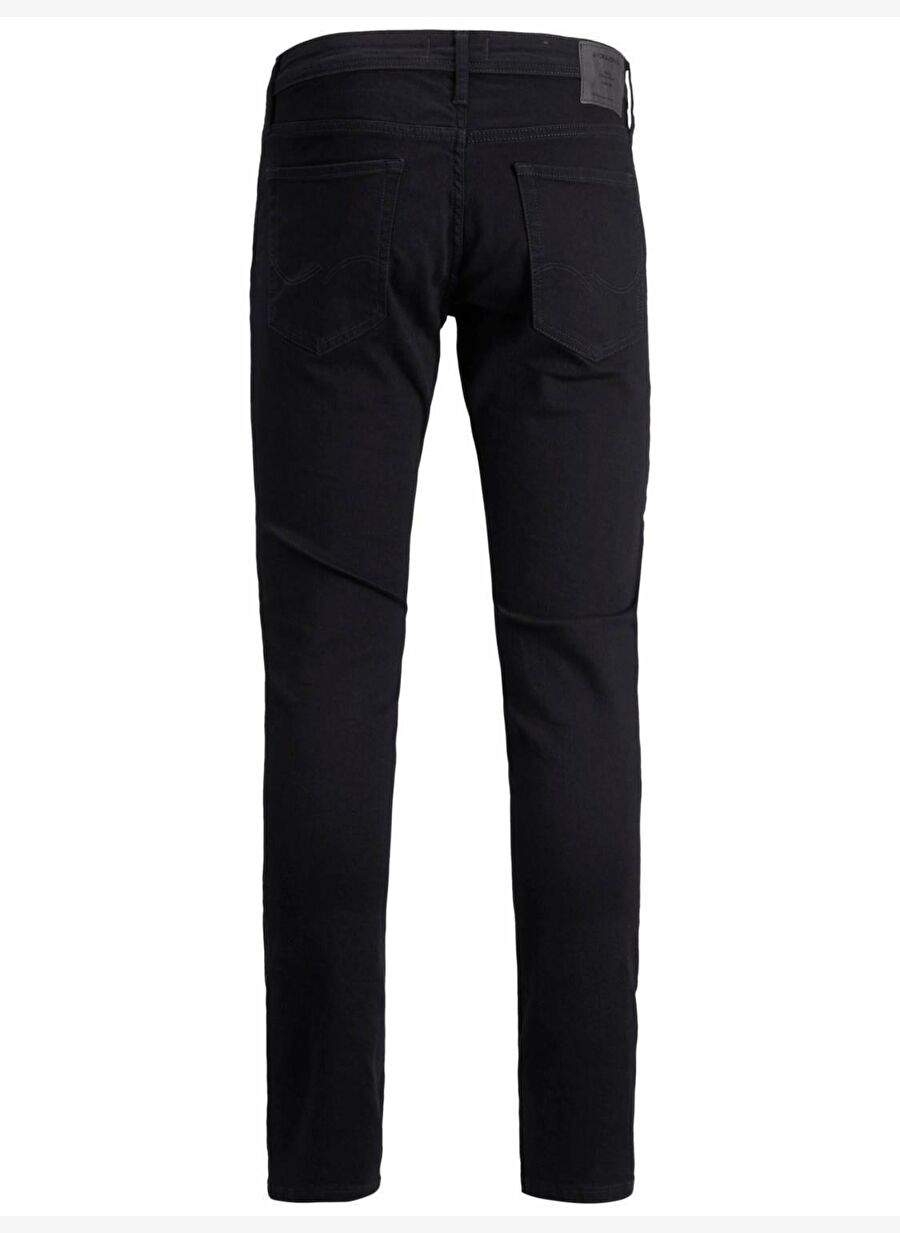 Jack & Jones Siyah Erkek Dar Paça Slim Fit  Denim Pantolon 12152346_JJIGLENN — Product image 3 of 8
