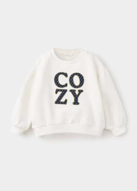 Floral embroidered sweatshirt