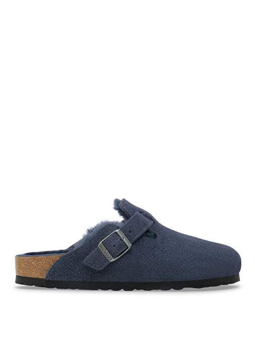 Birkenstock Navy Men's House Slipper Boston Vl Shearling — Product image 9 of 15
