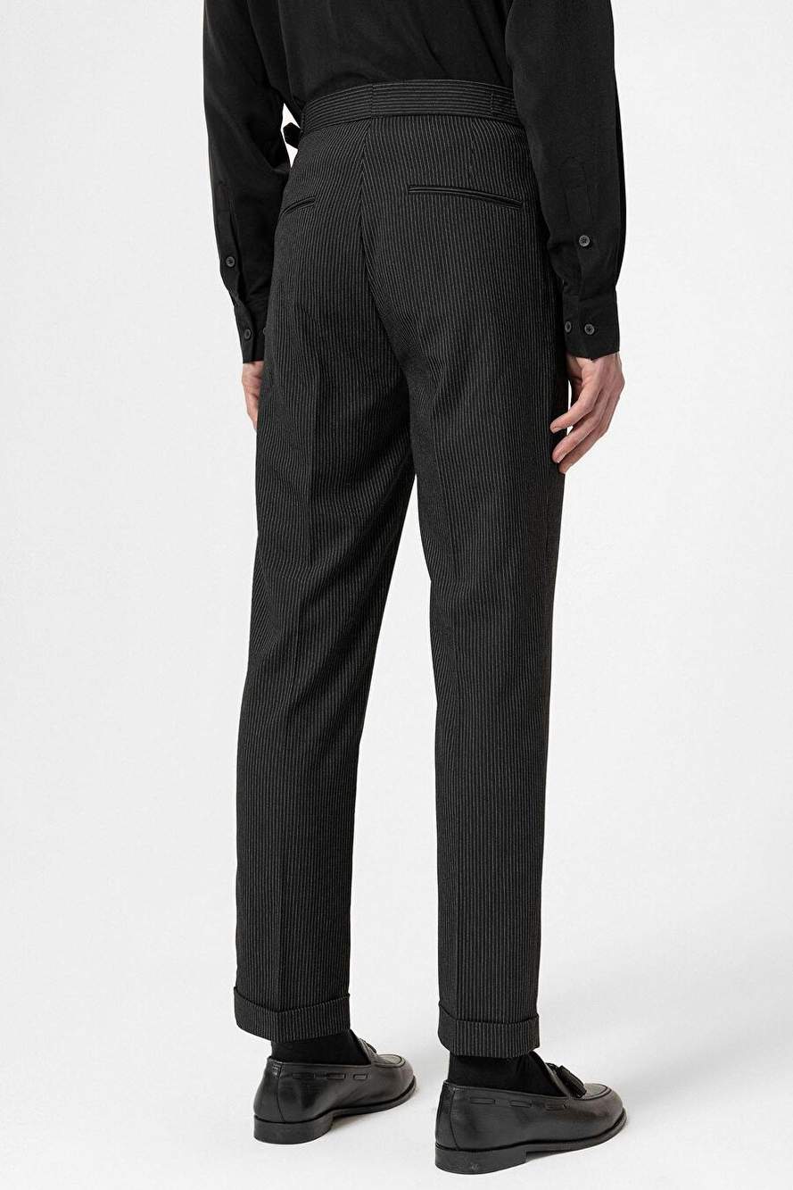 Antioch Black Yuksek Waistline Double Paca Men's Pants — Product image 7 of 7