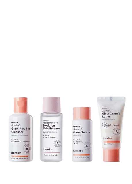 Glow Skin On The Go Cleaner Moisturizing Travel Boy Skin Care Kit