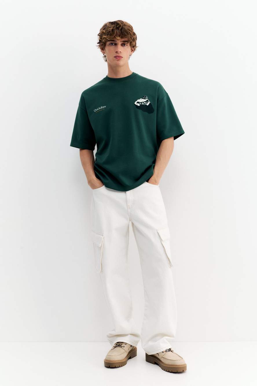 Short sleeve sweatshirt with graphic — Product image 11 of 14