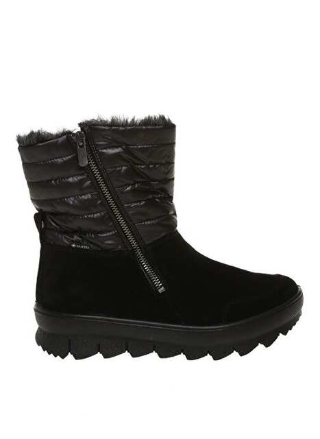 Legero Black Female Suede Snow Botu 2-009900