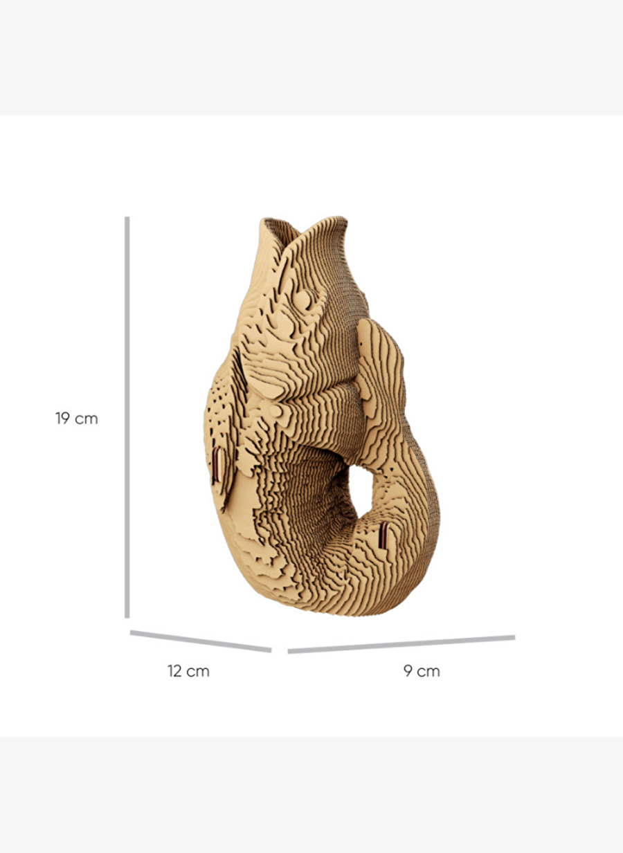 Cartonic 3D Puzzle - FISH VASE — صورة المنتج 7 من 8