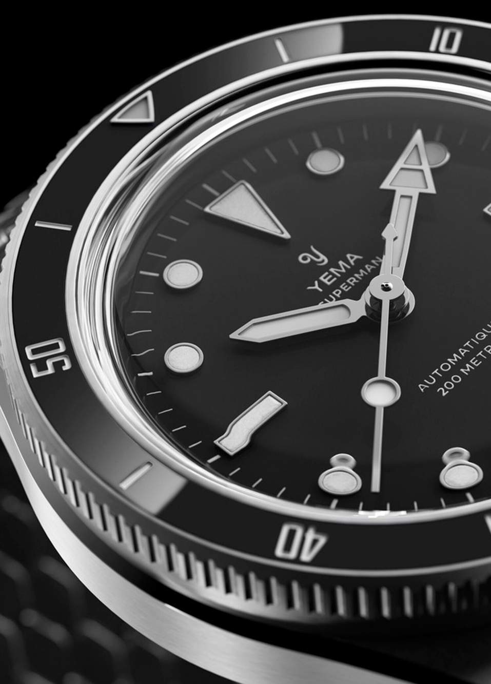 Superman Dato 12.25.11.66.SN. M2 Sterling Silver Men's Wristwatch — صورة المنتج 5 من 5