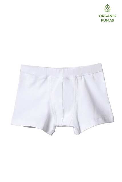 Men's Boy Organic Boxer 2 pack 9401 White