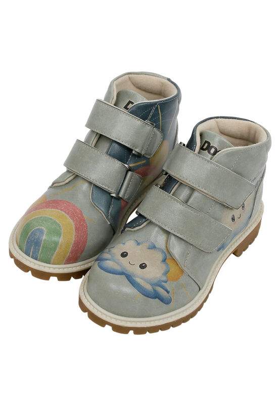 Kids Vegan Leather Turquoise Long Boots - Sometimes Maybe Good Design — Product image 7 of 7