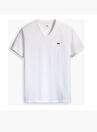 Beige Male 100% Cotton T-Shirt A2084-0000 LSE ORIG HM VNECK WHITE — Product image 14 of 15