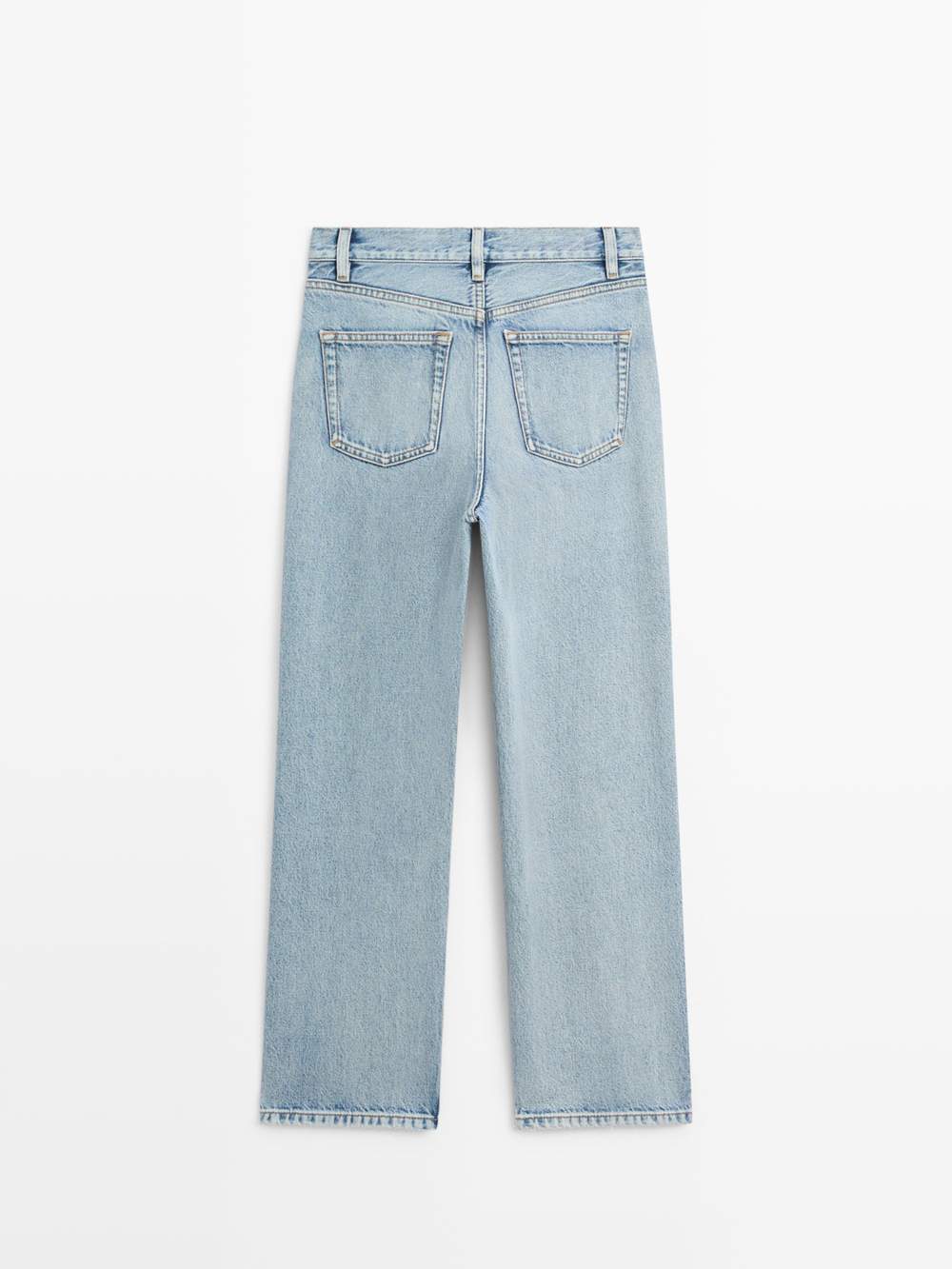 Straight-leg high-waist jeans — Product image 7 of 14