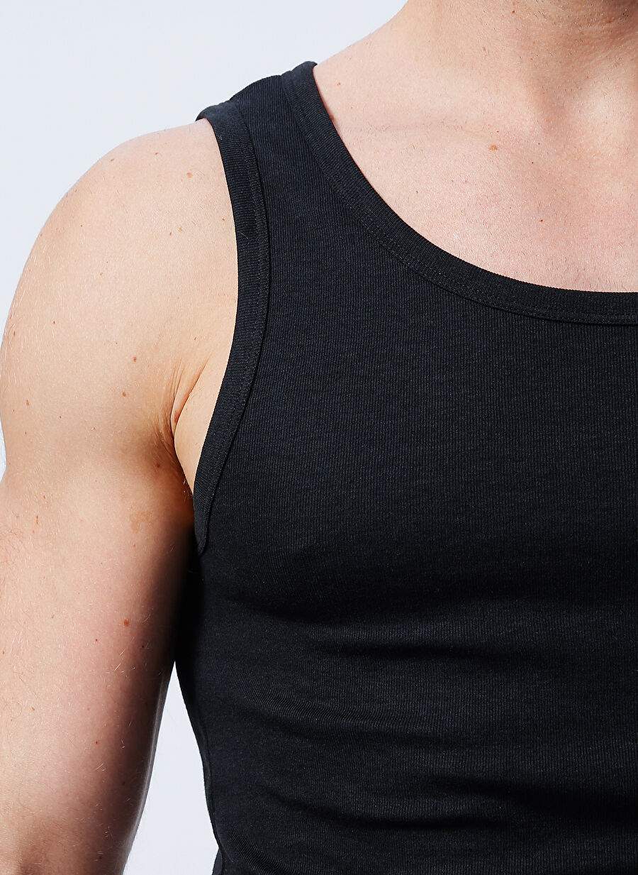 The Don Black Men's Slim Fit Flat Tank Top 100tdnatl007001M — Product image 5 of 5