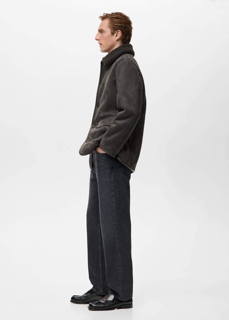 Faux-shearling suede jacket — Product image 6 of 9