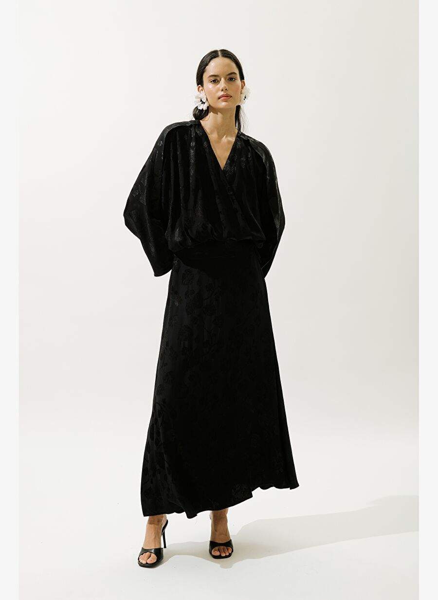 Jakarl Saten Kimono Siyah — Product image 11 of 30