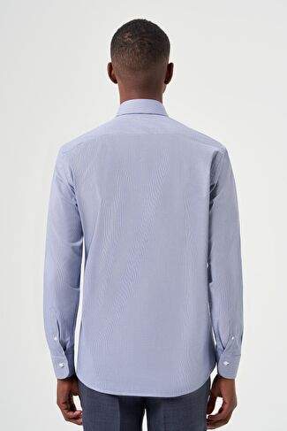 Bisse Erkek Regular Fit Klasik Gömlek Lacivert GM23K232031_D39 — صورة المنتج 6 من 25