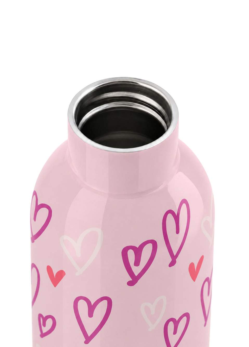 Hearts Pink Steel Thermos 470 ml — صورة المنتج 4 من 6