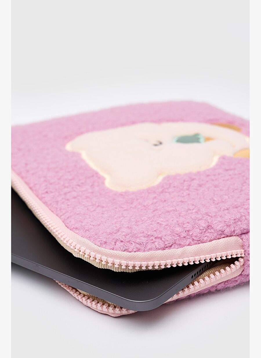 Teddy Bear Tablet Klf 10 11 Inc Uyumlu Pembe — صورة المنتج 6 من 8