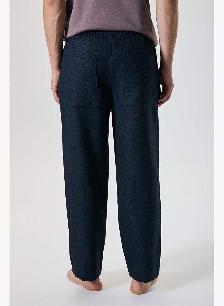 %100 keten rahat kesim pantolon — Product image 4 of 4