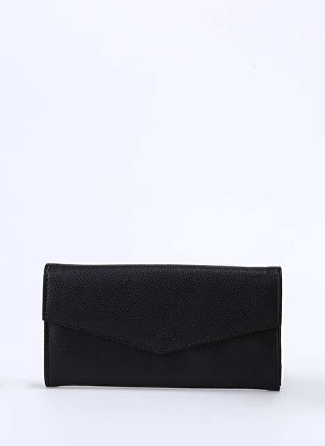 Factory Black Women's Vegan Wallet Frk 507 Flt Black