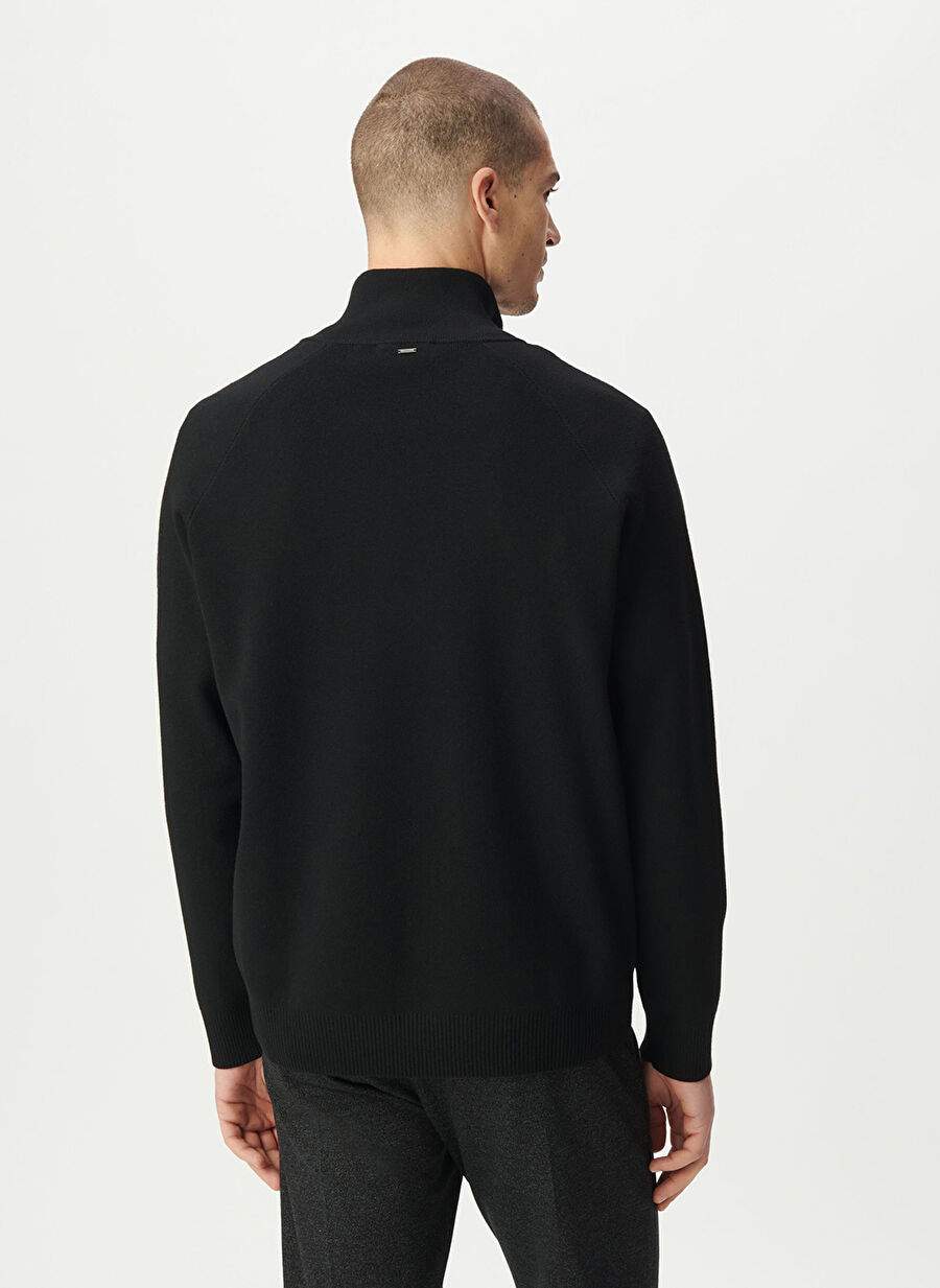 Ikks Black Men's Turtleneck Regular Fit Sweater M218133 — Product image 3 of 7