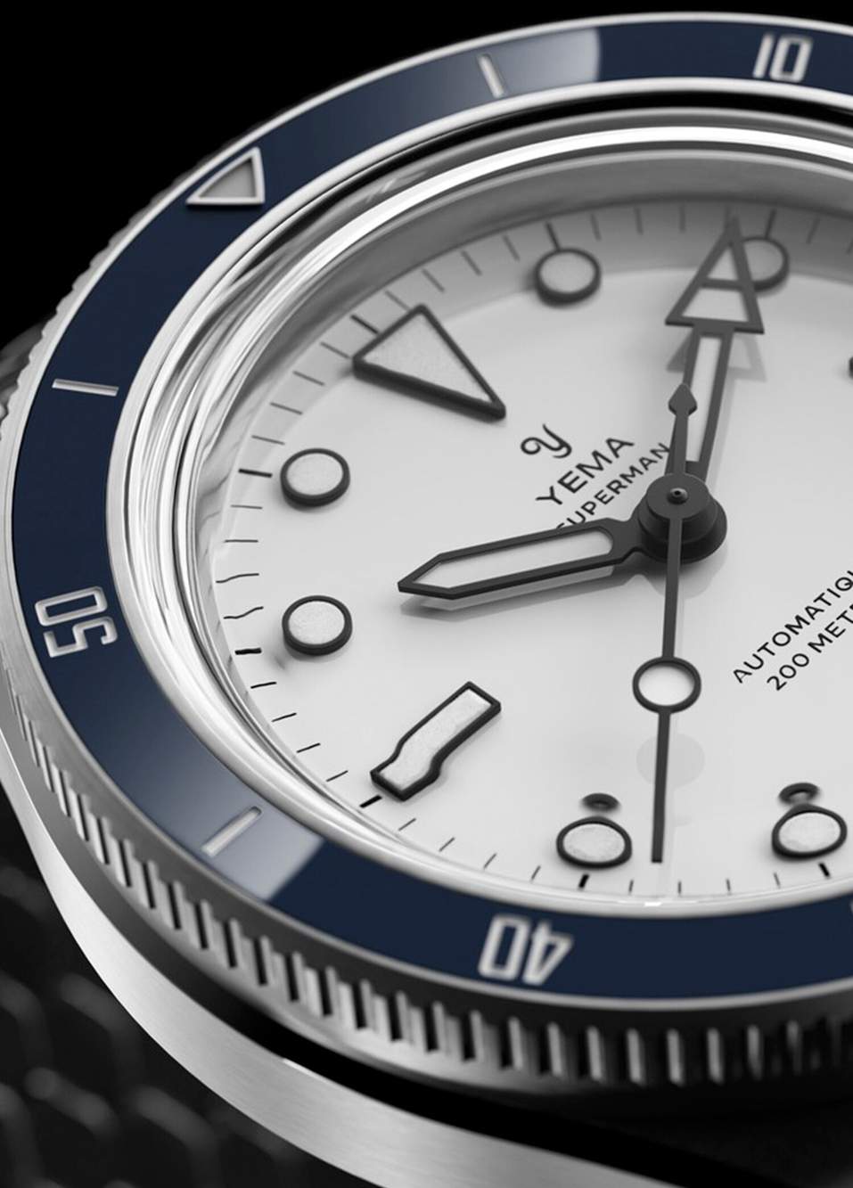 Superman Dato 12.25.11.57.SN. M2 Sterling Silver Men's Wristwatch — صورة المنتج 5 من 5