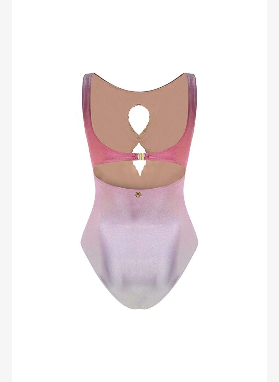 Vermira Magenta Pink Burgu Detaylı Halter Mayo — صورة المنتج 6 من 6