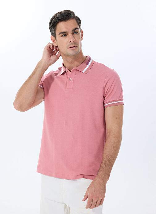 Beymen Business Pink Men's Slim Fit T Shirt Bbe091252460 Gul — Product image 13 of 25