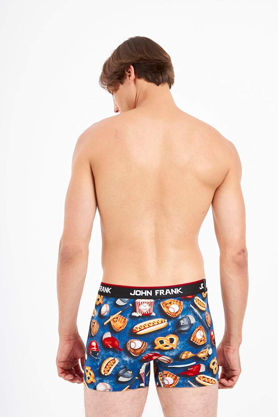 John Frank Digital Printed Boxer Multicolor — صورة المنتج 3 من 4